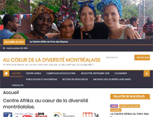Tablet Screenshot of centreafrika.com